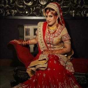 Pakistani bridal dress (lehnga)